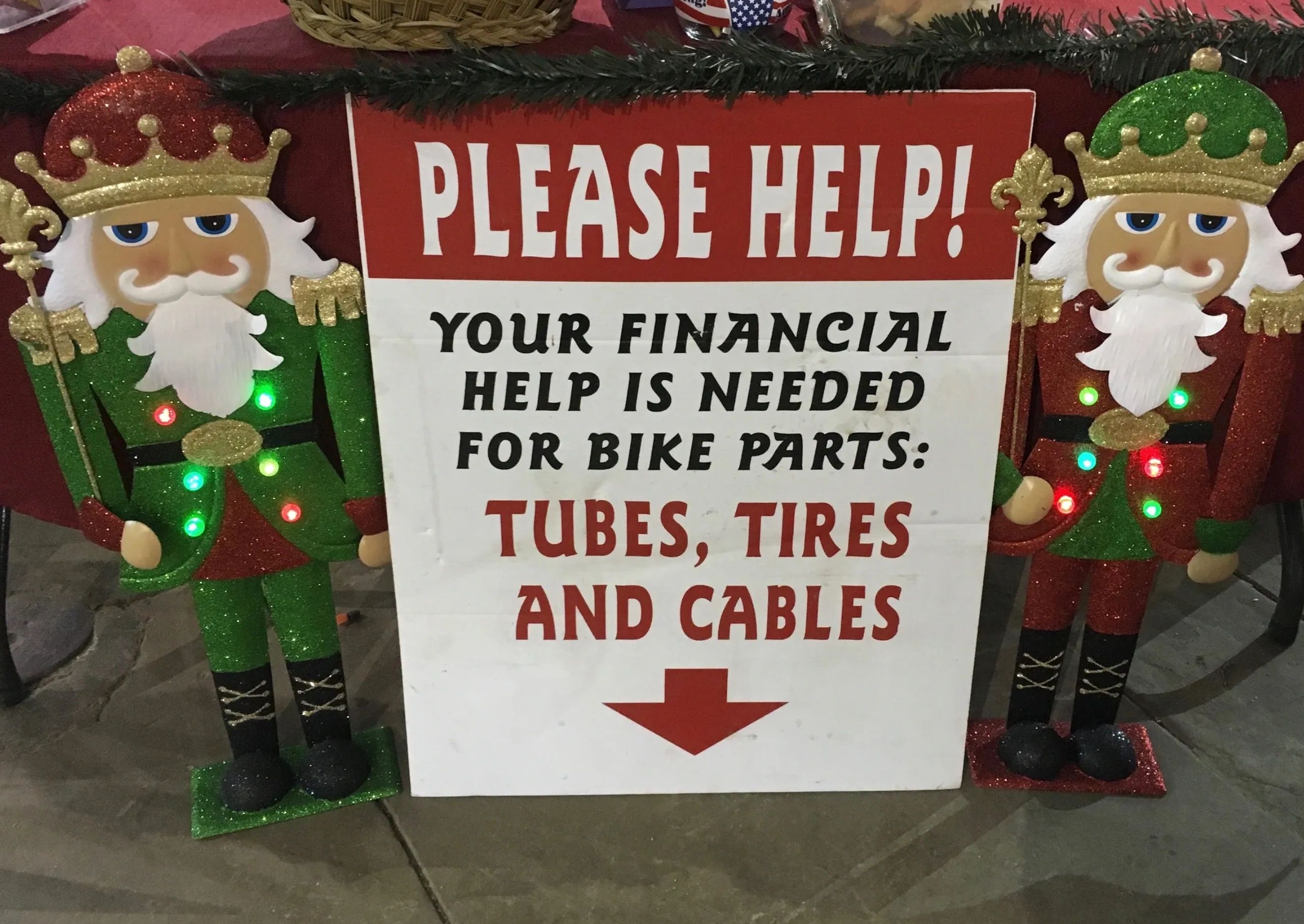 Bikes lined up at the CNY Family Bike donation center