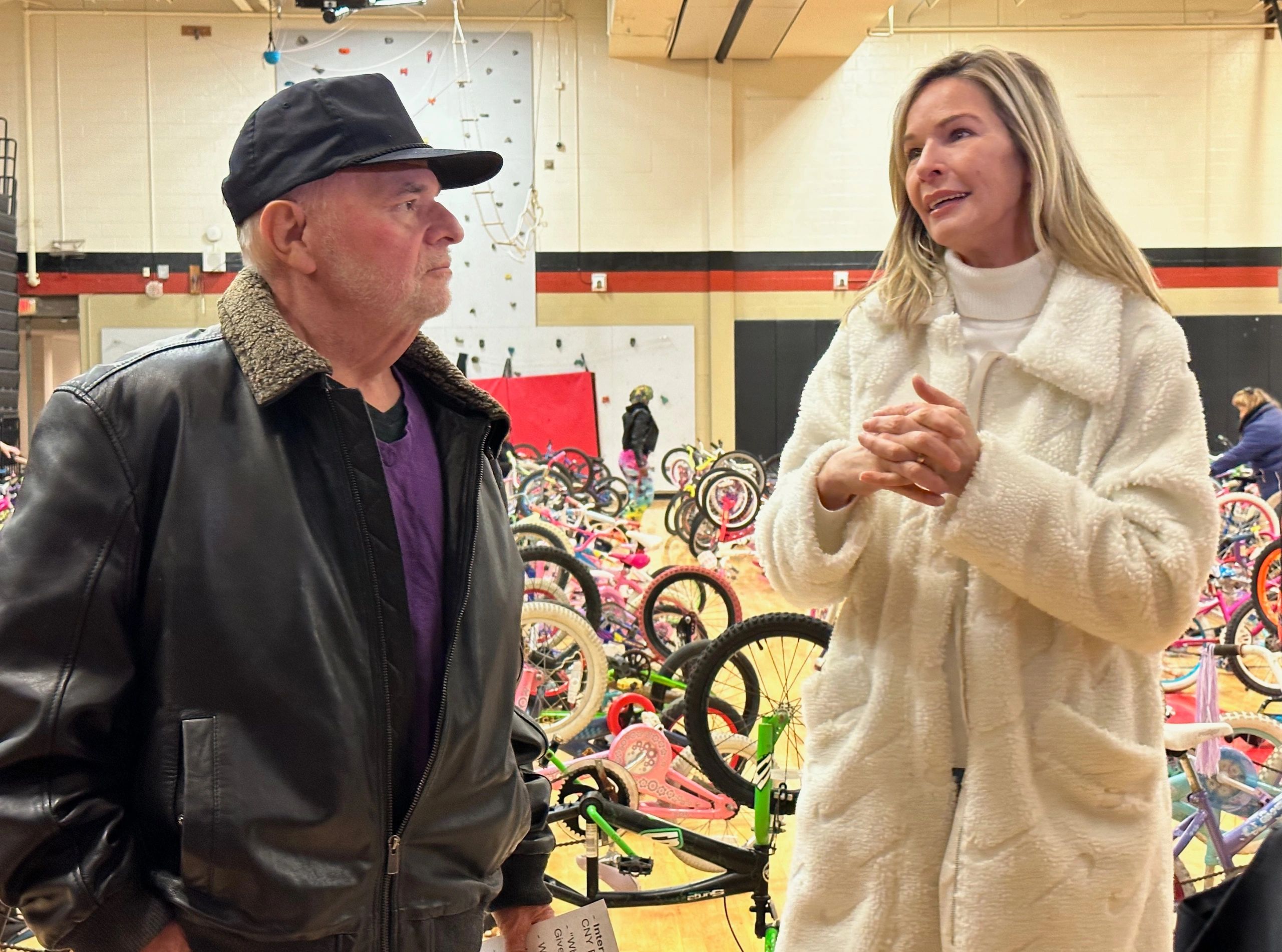 Jim and Juli Boeheim Foundation sponsors CNY Family Bike at the gym